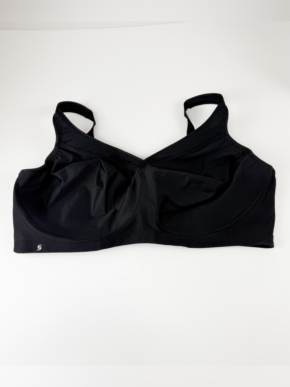 Glamorise Plus Size Magic Lift Seamless Sport Bra 50F Black NWOT 1006